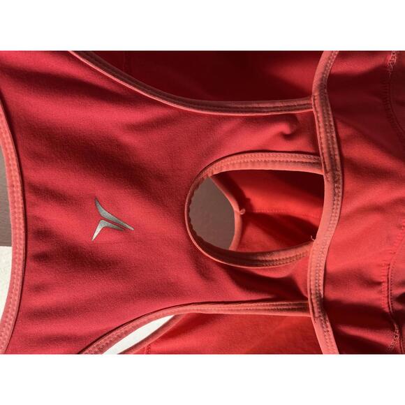 Old Navy Sports Bra Women's XL Active Coral Pink Athletic - Picture 5 of 6